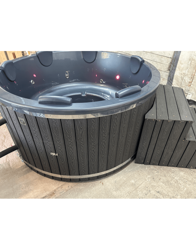 Badetonne mit 200 cm Acryl Einsatz  14