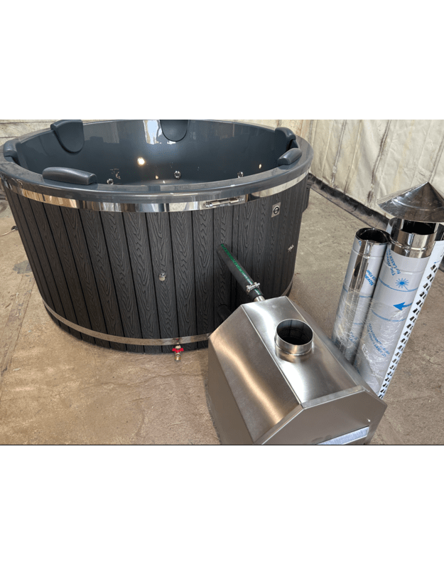 Badetonne mit 200 cm Acryl Einsatz  13