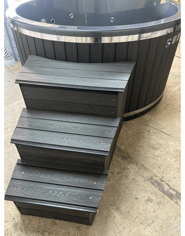 Badetonne mit 200 cm Acryl Einsatz  12