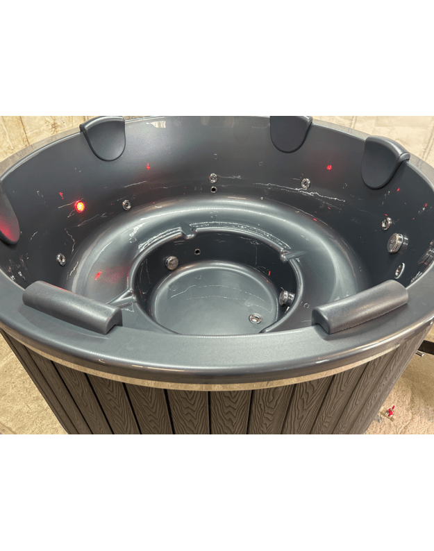 Badetonne mit 200 cm Acryl Einsatz 